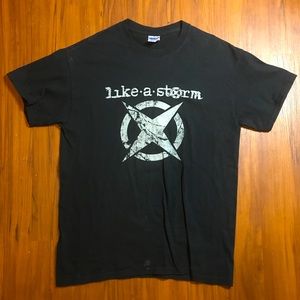 VTG Like A Storm New Zealand Heavy Metal T Shirt